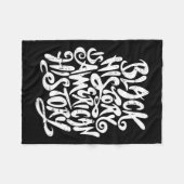 Schwarze Geschichte ist die amerikanische Geschich Fleecedecke (Vorderseite (Horizontal))