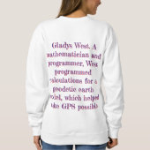 Schwarze Geschichte ist die Menschheitsgeschichte: Sweatshirt (Rückseite)