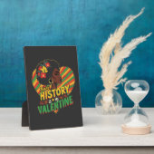 Schwarze Geschichte ist mein Valentiner Monat schw Fotoplatte (Seite)