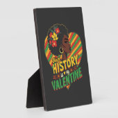 Schwarze Geschichte ist mein Valentiner Monat schw Fotoplatte (Seite)