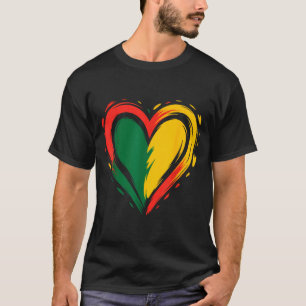 Schwarze Geschichte ist mein Valentinstag Stolz Gr T-Shirt