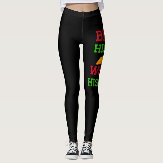 Schwarze Geschichte ist Weltgeschichte (2) Leggings (Vorderseite)