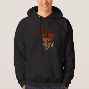 Schwarze Geschichte ist Weltgeschichte Afrika Kart Hoodie