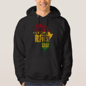 Schwarze Geschichte ist Weltgeschichte, inspiriere Hoodie (Vorderseite)