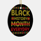 Schwarze Geschichte Jeden afrikanischen Schwarzen Keramik Ornament (Rechts)