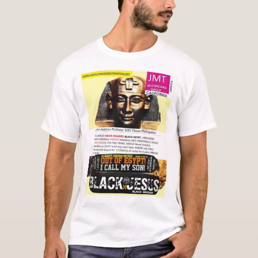 SCHWARZE GESCHICHTE JESUS IST SCHWARZER T - Shirt (Vorderseite)