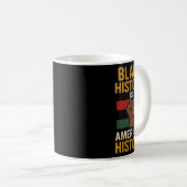 Schwarze Geschichte Juneteenth Afroamerikanischer Kaffeetasse (VorderseiteRechts)