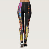 schwarze Geschichte Leggings (Rückseite)