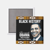 SCHWARZE GESCHICHTE MAGNET (Vorderseite/Rückseite)