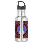 Schwarze Geschichte Monat 2021 Edelstahlflasche (Rückseite)