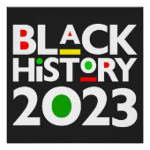 Schwarze Geschichte Monat 2023 Melanin Sista Bruh Poster (Vorderseite)