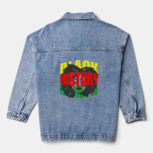 SCHWARZE GESCHICHTE MONAT 2024 JEANSJACKE