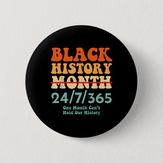 Schwarze Geschichte Monat 2025 Button (Vorderseite)