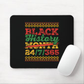 Schwarze Geschichte Monat 247365 Männer Frauen Kin Mousepad (Mit Mouse)