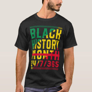 Schwarze Geschichte Monat 247365 Melanin Pride Afr T-Shirt