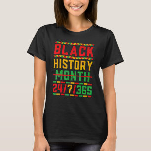 Schwarze Geschichte Monat 247365 Melanin Pride Afr T-Shirt