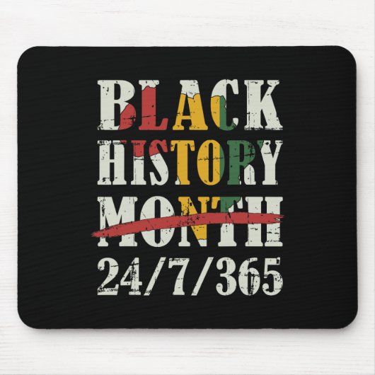 Schwarze Geschichte Monat 247365 mit afrikanischer Mousepad (Vorne)