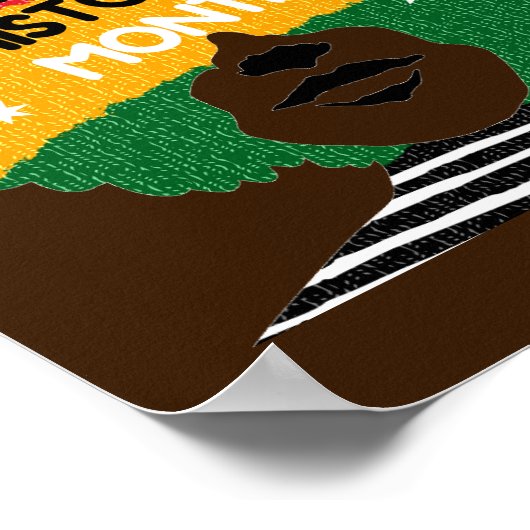 Schwarze Geschichte Monat Afrikanische Amerikaneri Poster (Ecke)