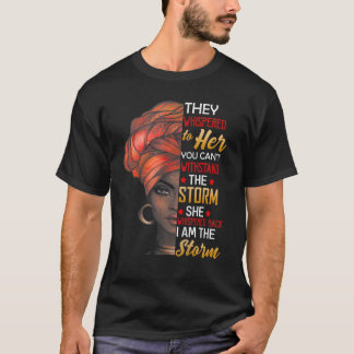 Schwarze Geschichte Monat Afrikanische Frau Afro I T-Shirt