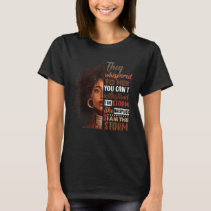 Schwarze Geschichte Monat Afrikanische Frau Afro I T-Shirt