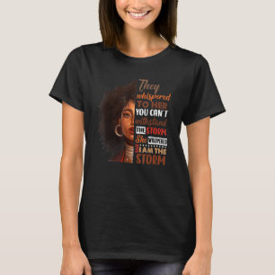 Schwarze Geschichte Monat afrikanische Frau Afro I T-Shirt
