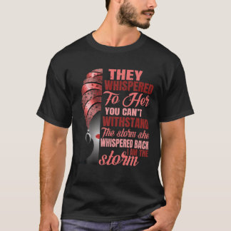 Schwarze Geschichte Monat Afrikanische Frau Afro I T-Shirt