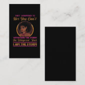 Schwarze Geschichte Monat afrikanische Frau Afro S Visitenkarte (Vorne/Hinten)