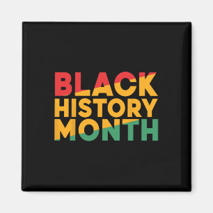 Schwarze Geschichte Monat Afrikanischer amerikanis Magnet
