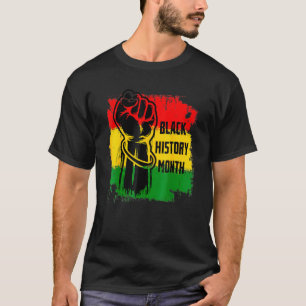 Schwarze Geschichte Monat afrikanischer Stolz Männ T-Shirt