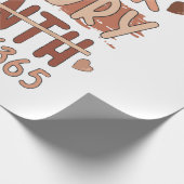 Schwarze Geschichte Monat Afro Melanin Black Women Geschenkpapier (Ecke)