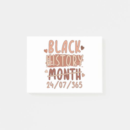 Schwarze Geschichte Monat Afro Melanin Black Women Post-it Klebezettel (Vorderseite)