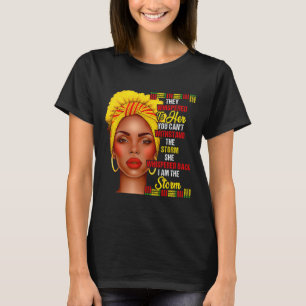 Schwarze Geschichte Monat Afro Schwarze Frauen Mäd T-Shirt
