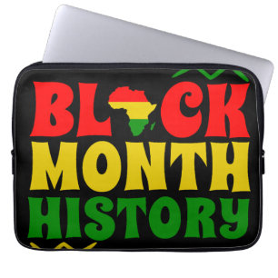 Schwarze Geschichte Monat, Afroamerikaner Laptopschutzhülle