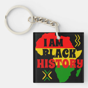 Schwarze Geschichte Monat, Afroamerikaner Schlüsselanhänger