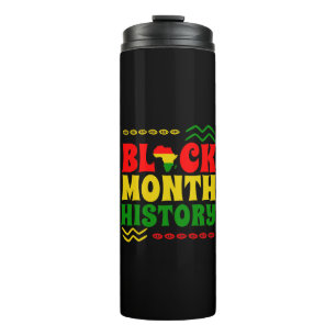 Schwarze Geschichte Monat, Afroamerikaner Thermosbecher