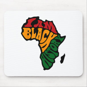 Schwarze Geschichte Monat Apparel Afrika Karte Ken Mousepad