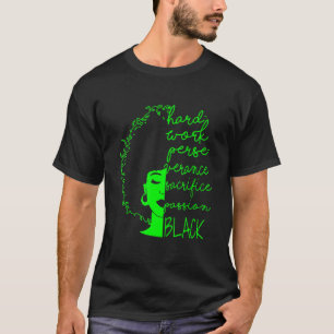 Schwarze Geschichte Monat Berufs-Therapeut Leidens T-Shirt