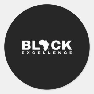 Schwarze Geschichte Monat Bewusstsein Afro America Runder Aufkleber