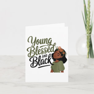 Schwarze Geschichte Monat Bewusstsein gesegnete sc Karte