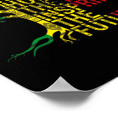 Schwarze Geschichte Monat Ehre Vergangenheit Inspi Poster (Ecke)