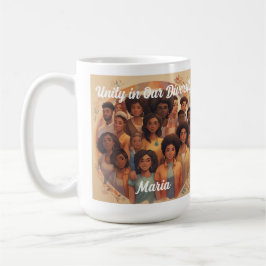 Schwarze Geschichte Monat Einigkeit in unserem Div Kaffeetasse