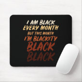 Schwarze Geschichte Monat Ermächtigung Schwarzer P Mousepad (Mit Mouse)