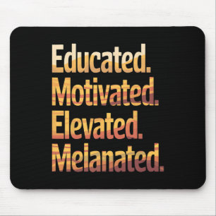 Schwarze Geschichte Monat erzogen motiviert Mousepad