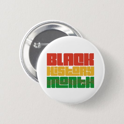 Schwarze Geschichte Monat Es ist mehr als ein Mona Button (Vorne & Hinten)