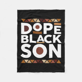 Schwarze Geschichte Monat Familie Matching Melanin Fleecedecke