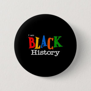 Schwarze Geschichte Monat Faust Frauen Männer Button