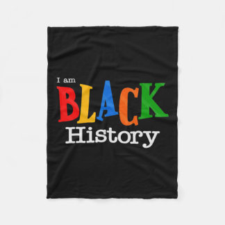 Schwarze Geschichte Monat Faust Frauen Männer Fleecedecke