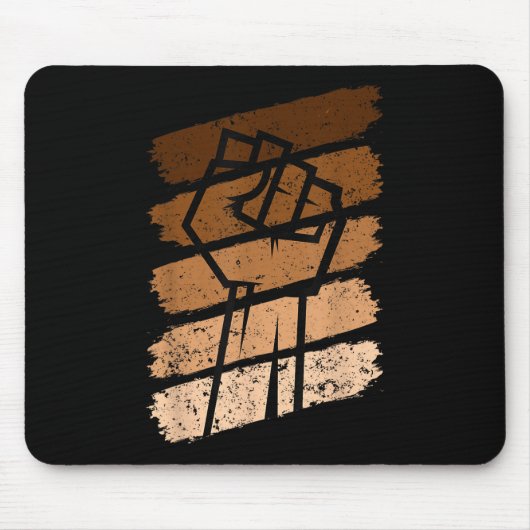 Schwarze Geschichte Monat Faust Vintage Frauen Jun Mousepad (Vorne)