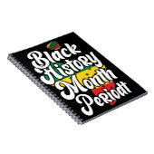 Schwarze Geschichte Monat Februar Melanin Sista Br Notizblock (Rechte Seite)
