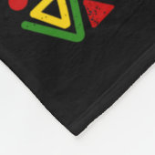 Schwarze Geschichte Monat Feier Afrikanischer Amer Fleecedecke (Ecke)